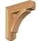 Ekena Millwork Thorton Craftsman Rough Sawn Bracket, Western Red Cedar, 4"W x 18"D x 18"H BKT04X18X18THR04RWR - alternate 1